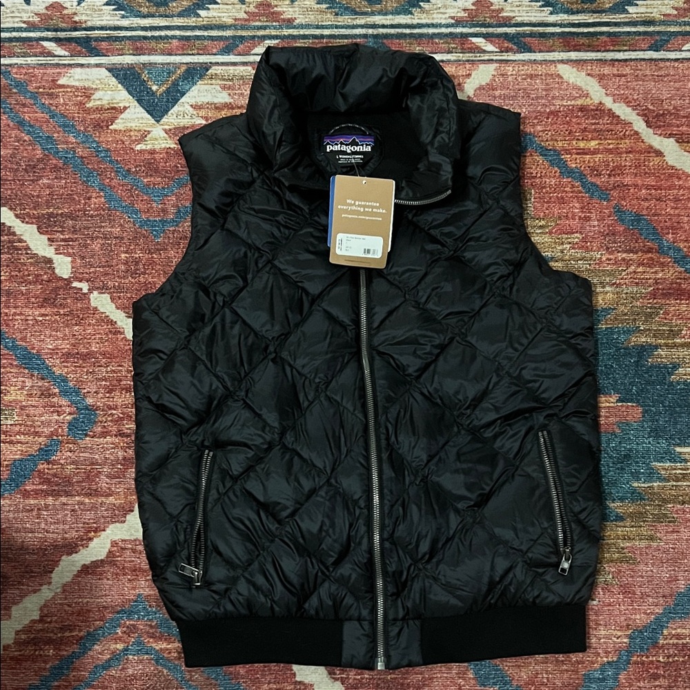Patagonia Black Quilted Vest
